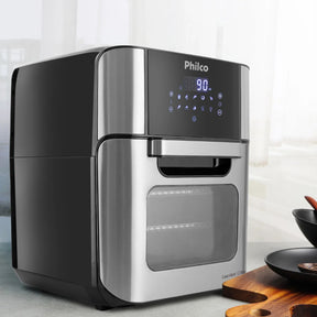 Fritadeira Elérica Air Fryer Oven Philco Pfr2200 12 litros 4 Em 1 1800w Cor Preta